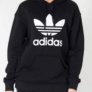 Adidas Originals Trefoil Pullover Hoodie Black-White
